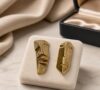 Sculpted Echoes Stud Earrings